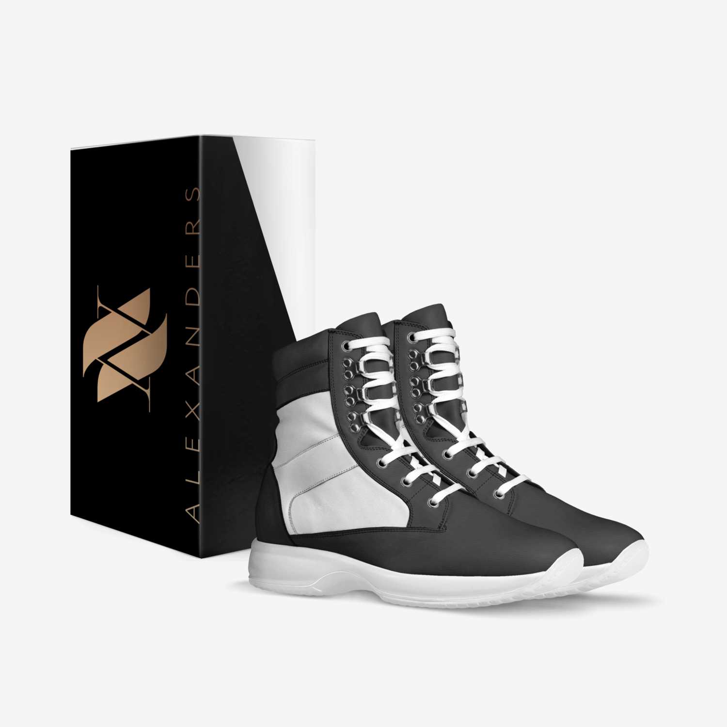 Alexanders custom made in Italy shoes by Darius Alexander | Box view