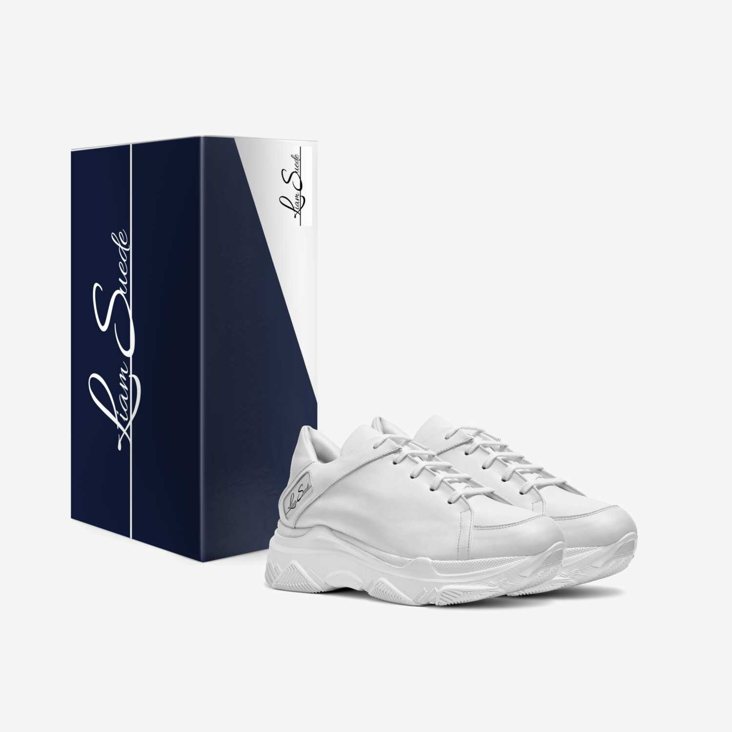 DASHERSWHITE custom made in Italy shoes by Liam Suede | Box view