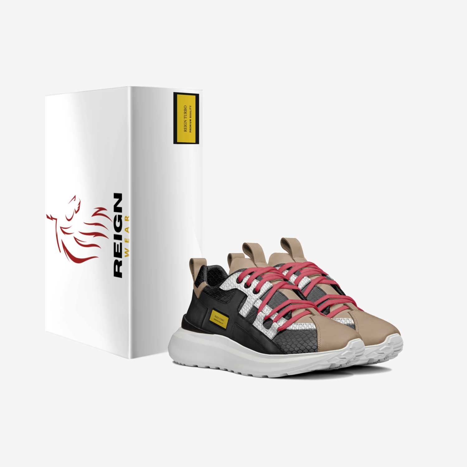 Reign Turbo custom made in Italy shoes by Tre Tuck | Box view